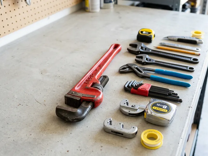 Professional plumbers in Otway, OH equipped with top-tier tools for residential and commercial plumbing services.